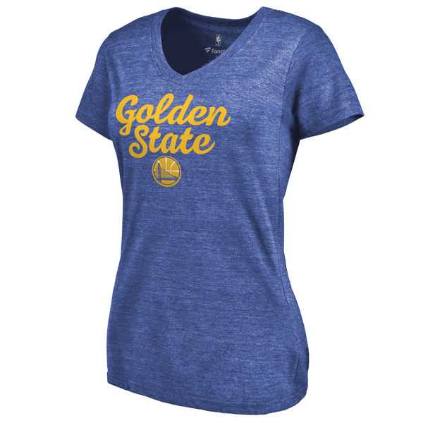 Women's Golden State Warriors Freehand Tri Blend V Neck T-Shirt Royal FengYun,We sell and wholesale Women's Golden State Warriors Freehand Tri Blend V Neck T-Shirt Royal FengYun on line form chian!
